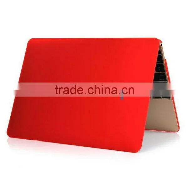 Wholesale Colored Plastic Hard Shell Case For 2015 MacBook 12 Inch A1534 Red photo-2