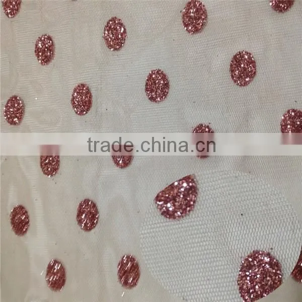 New Design Glitter Mesh Fabric for Decoration for Dress