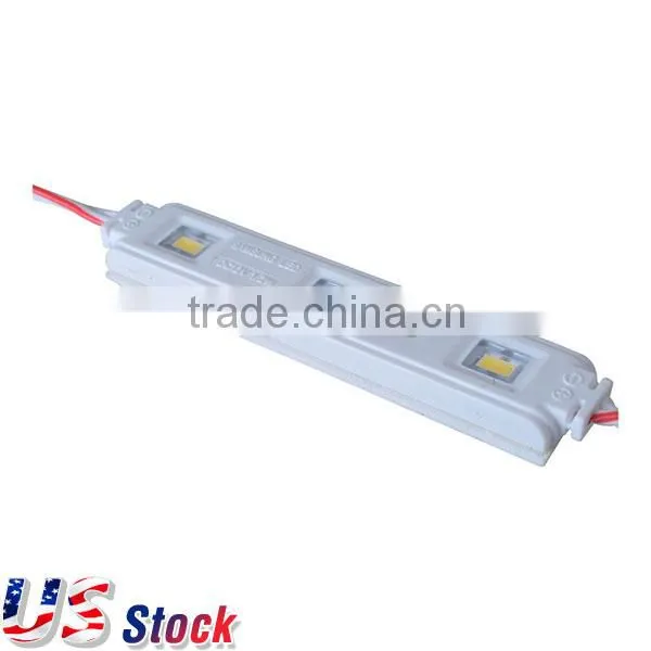 US Stock-100pcs Samsung SMD 5630 High Power Waterproof LED Module (3 LEDs, 1.2W, White, L83 x W16 x H5mm) for Channel Letters