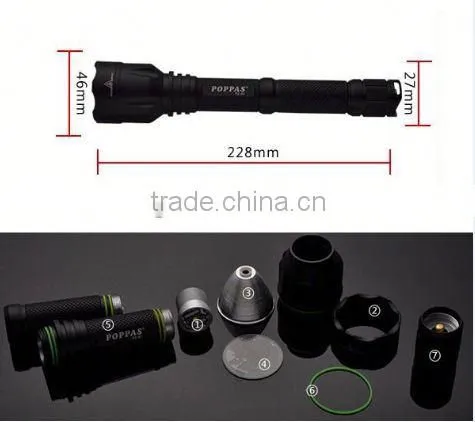 F2 IPX7 Waterproofing XM-L T6 LED 18650 Battery Aluminum Defend Hot Selling Night Light Led photo-5