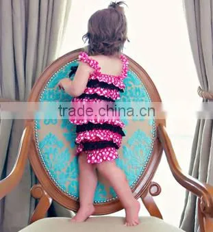 Baby Petti Ruffler Romper Multicolor Romper Cheap Lace Romper photo-5