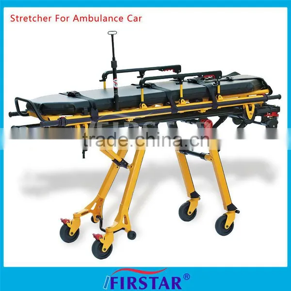 Hydraulic Patient Stretcher Bed Emergency Trolley