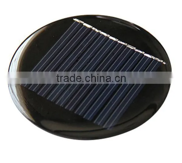 OEM 0.3W 5V Small Size Epoxy Mini Solar Panel Round Epoxy Solar Panel photo-3