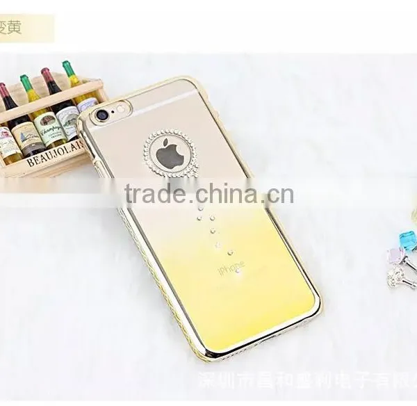 2016 Newest Mobile Phone Cover Case Electroplate Diamond Image Tpu for IPhone 6 6s 6plus photo-4