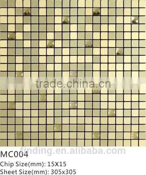Best Quality Decoration Panel Aluminium Mosaic Tile MC001 photo-2