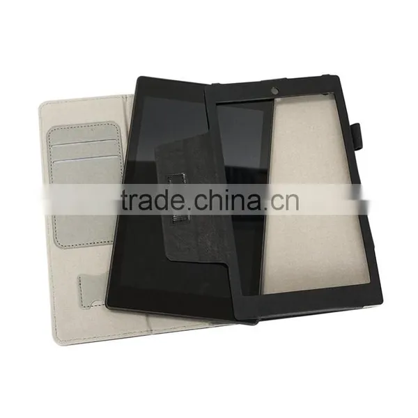 Factory Direct Pricing Cow Leather Covers Multifunctional Case for Kindle Fire HD 8(2015 Version) With Built in Stand,Hand Strap photo-6
