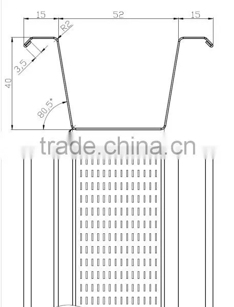 Great Manufacture Top Hat Purlin Roll Forming Machine photo-3