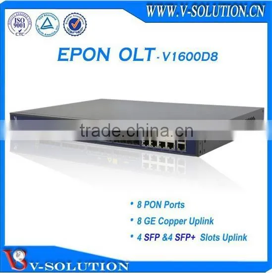 8PON GEPON OLT Optical Line Terminal Support L3 Route Function With Cisco Style CLI and Friendly EMS Management photo-4