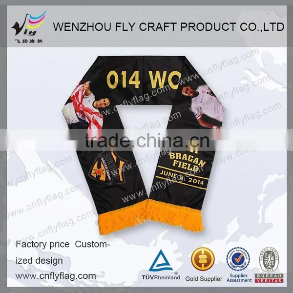 Customized Crazy Selling Hot Product Football Slovakia Fan Scarf