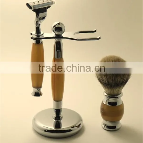 Private Label Safety Razors Badger Hair Shaving Kits Wholesale photo-2