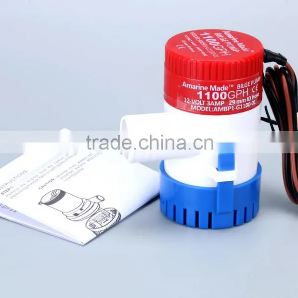 Amarine-made 1100gph 12v Boat Marine Plumbing Electric Bilge Pumps (1100gph 12v) photo-4