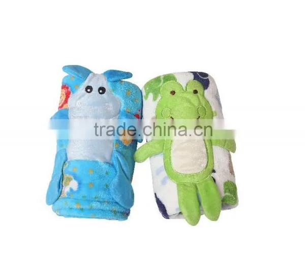 Coral Fleece Baby Lovely Cartoon Blanket Animal