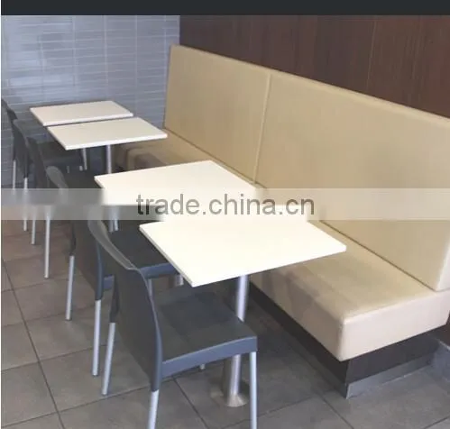 Customized Design Soid Surface Offee Table Tops/ Artificial Marble Stone Restaurant Dinning Table photo-4