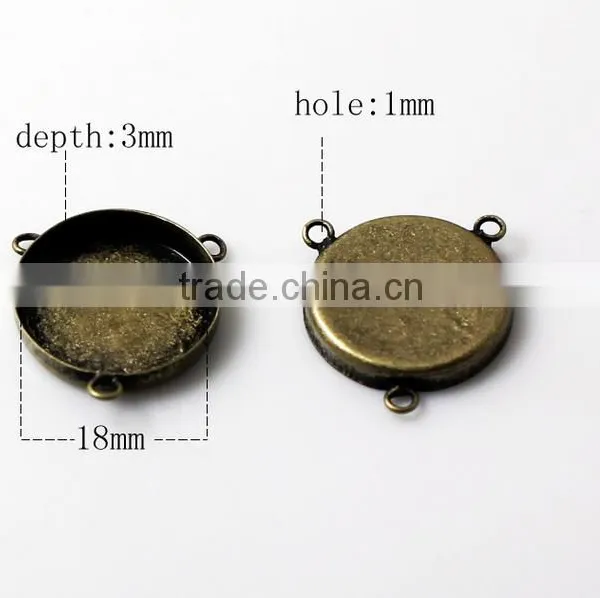Cheap Price Wholesale Cabochon Pendant /Copper Plated Jewelry Base Pendants For Engraving And Laser photo-4