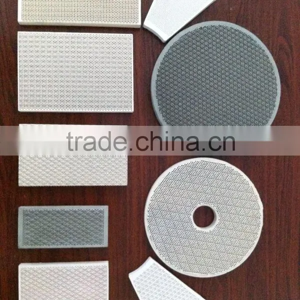 High Quality Honeycomb Infrared Ceramic Plates for Infrared Gas Burner, Cordierite Catalytic Infared Ceramic Plague 132x92x13mm photo-4