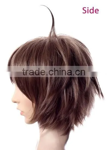 Wholesale js and Company Cheap Hair Wig Synthetic Bob Brown Free Wig Catalogs photo-4