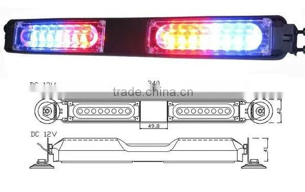 Purple Led Visor Light Emergency Strobe Warning Dash Light LTDG981 photo-2