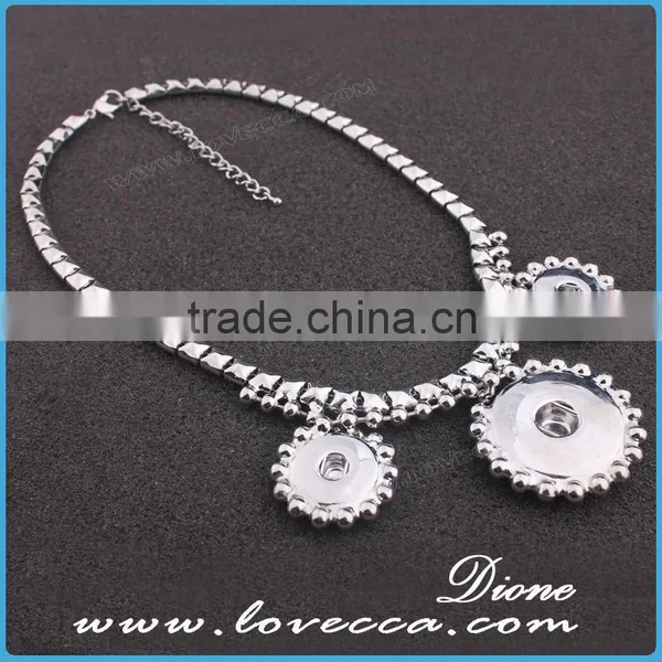Women Simple Designs Wholesale Antique Snap Necklace for Sale photo-3