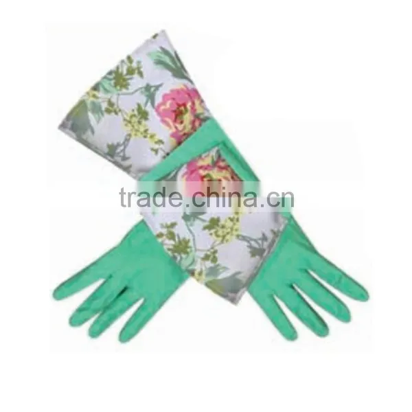 2016 New Development DIY Kitchen Gloves With Fashion Cuff photo-2