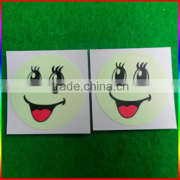 Glow in the Dark Smile Face Stickers photo-3