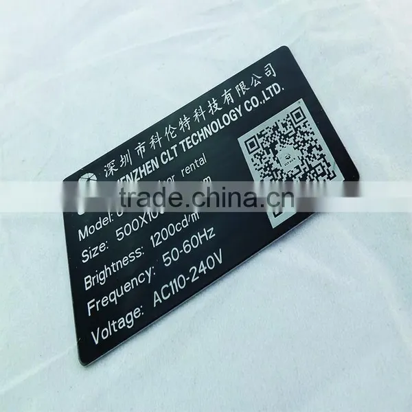Custom Letter Anodized Aluminum Engraved Nameplates photo-4