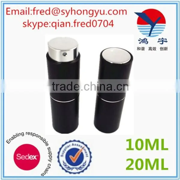 [Manufacturer]10ml/20ml Travel Refillable Metal Twist Up Perfume Atomizer Bottle