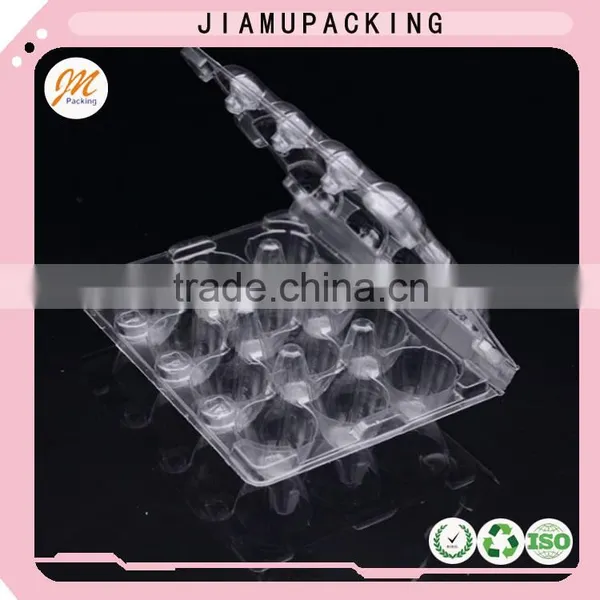 High Quality Clear Plastic Disposable Quail Egg Blister Packaging Tray 12 Holes photo-2