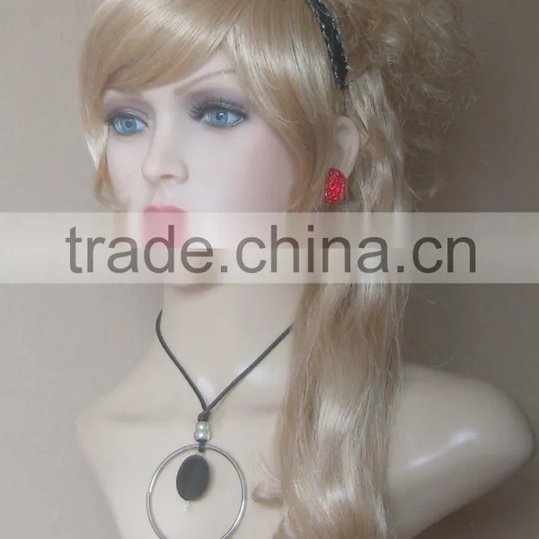 Female Makeup Jewelry Display Mannequin Wig Display