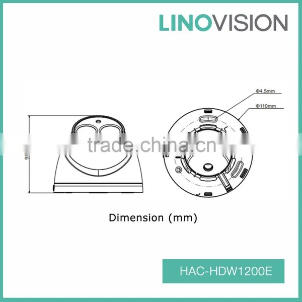 High Speed 2MP Water-proof 1080P Dome HDCVI Camera With 60m IR LED photo-2