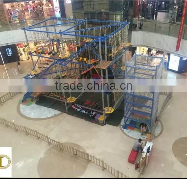 Kids Adventure Play Equipment For Shopping Mall, Indoor Ropes Course For Children photo-5