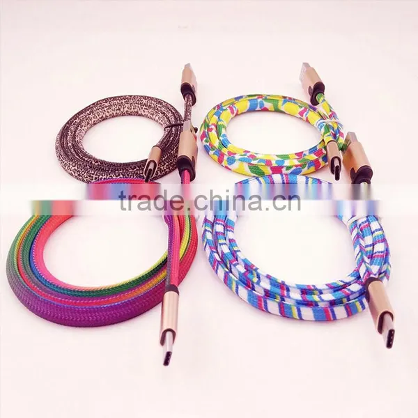 High Speed Colorful Fashion Type-c to Usb Optical Led Cable for Mobile Phone photo-4
