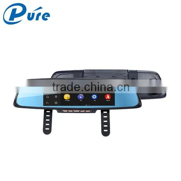 The Best 6.86 Inch Dual Rear View Mirror Recorder Dual Lens Rear View Mirror Reversing Car DVR Camera Factory Supply photo-2