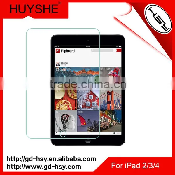 HUYSHE 9h Hardness 0.3mm Hardness Glass Protector for Ipad 2 Screen for Ipad 3 Touch Screen for Ipad 4 photo-2