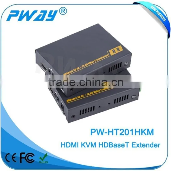 Supplier Pinwei PW-HT201HKM HDMI 4K UHD HDBaseT Extender Kit 328 Feet (100 Meters) With RS232 and POE photo-3