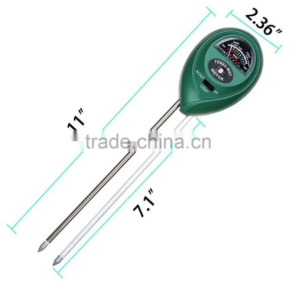 Soil Tester Moisture Detector Soil Moisture Meter 3-in-1 Soil Tester For Home & Garden photo-2