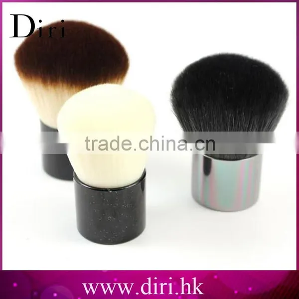 1pc Round Powder Makeup Brush Kabuki Makeup Brush With Light Black Handle photo-6