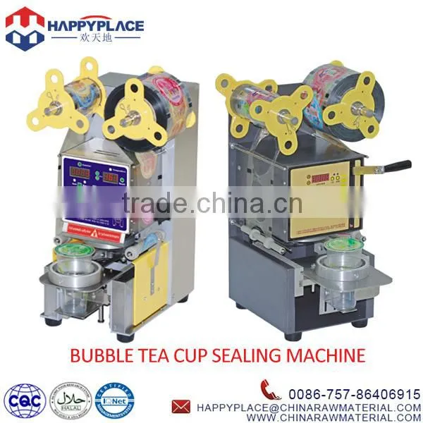 Bubble tea machine, 95mm diameter bubble tea cups sealing machine