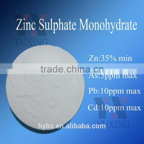 Zinc Sulphate Monohydrate in Sulphate