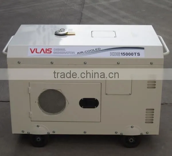 Double- Cylinder Factory Price Electric Start 12kva Diesel Generator photo-6
