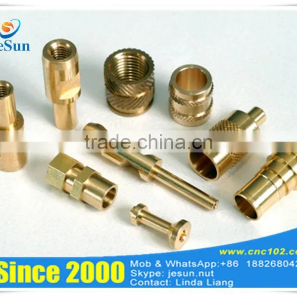 Free Sample Brass Threaded Inserts Brass Moulding Inserts Nuts M8 photo-3