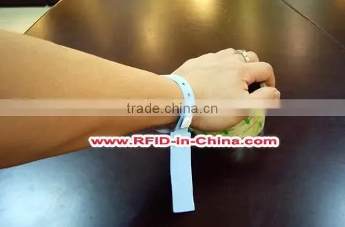 Factory Price RFID Canada Festival Party Wristband/Bracelets,13.56MHz Tag-it 2048 RFID Wristband photo-3