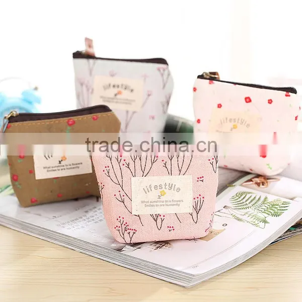 Fashion Retro Canvas Zero Purse/lovely Coin Purse/key Bag photo-2