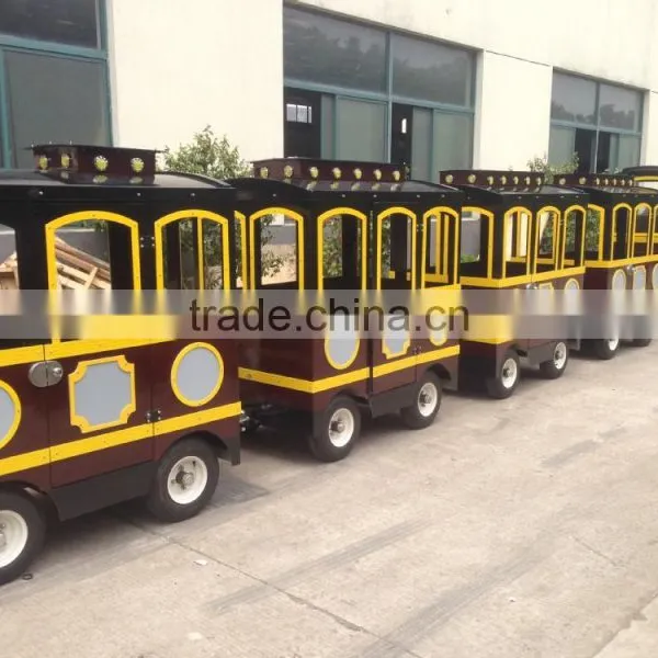 Kids Trackless Fun Train, Mini Electric Train, Sighseeing Electric Train, Tourists Use Train photo-5