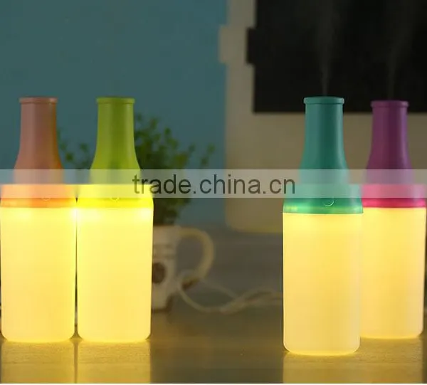USB Mist Maker Humidifier Fogger LED Light Pureness Type Essential Oil Diffuser Humidifier photo-5