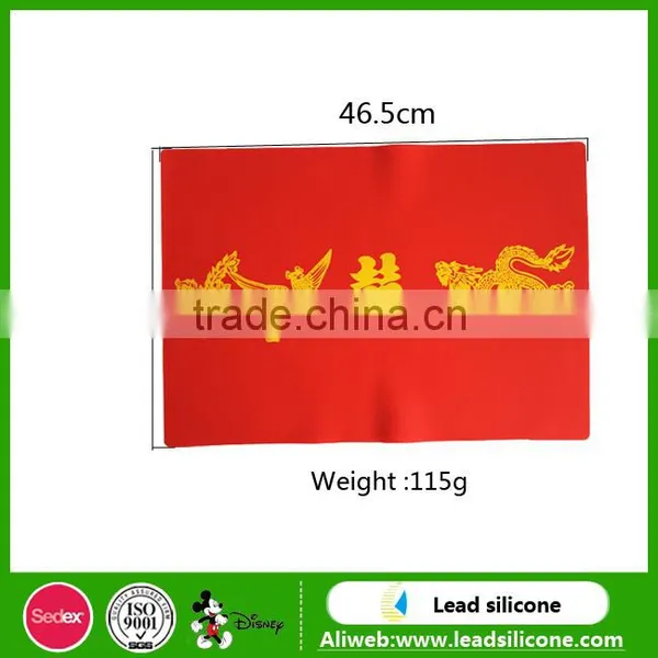 2017 Hot Sale Food Grade Flower Shape Silicone Table Coasters Made in China photo-3