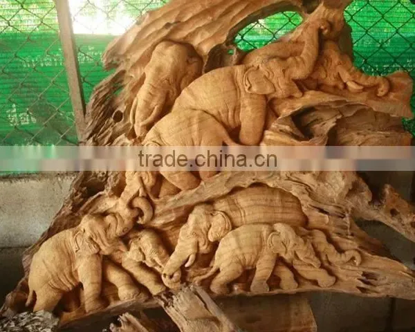 Wood Carved Elephant photo-2