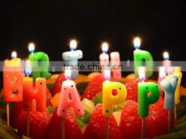 colorful flame birthday candle wholesale