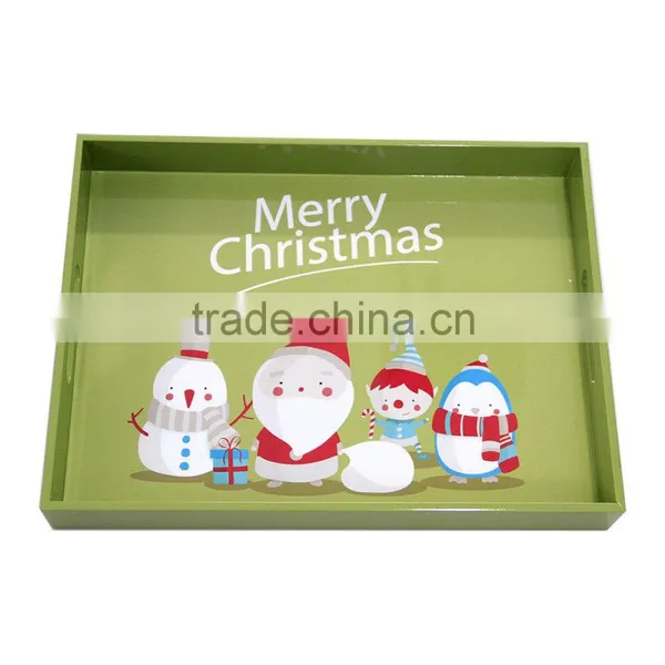 Christmas Gift Set / Set of Lacquer Tray, Coaster, Tissue Box, Table Mat photo-2