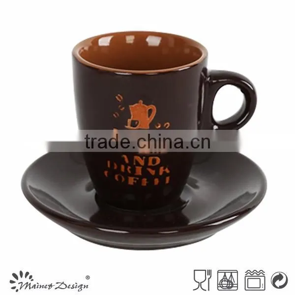 2015 New Product Dinnerware Milk Mug With Saucer photo-2