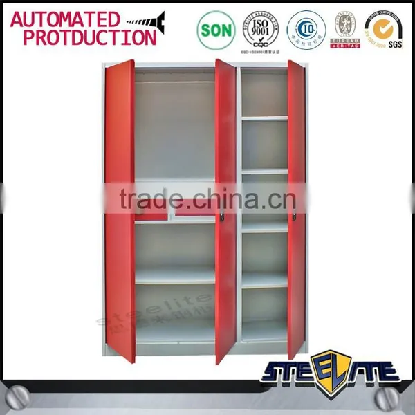 Simple Bedroom Wardrobe Designs Cheap Steel Almari photo-2